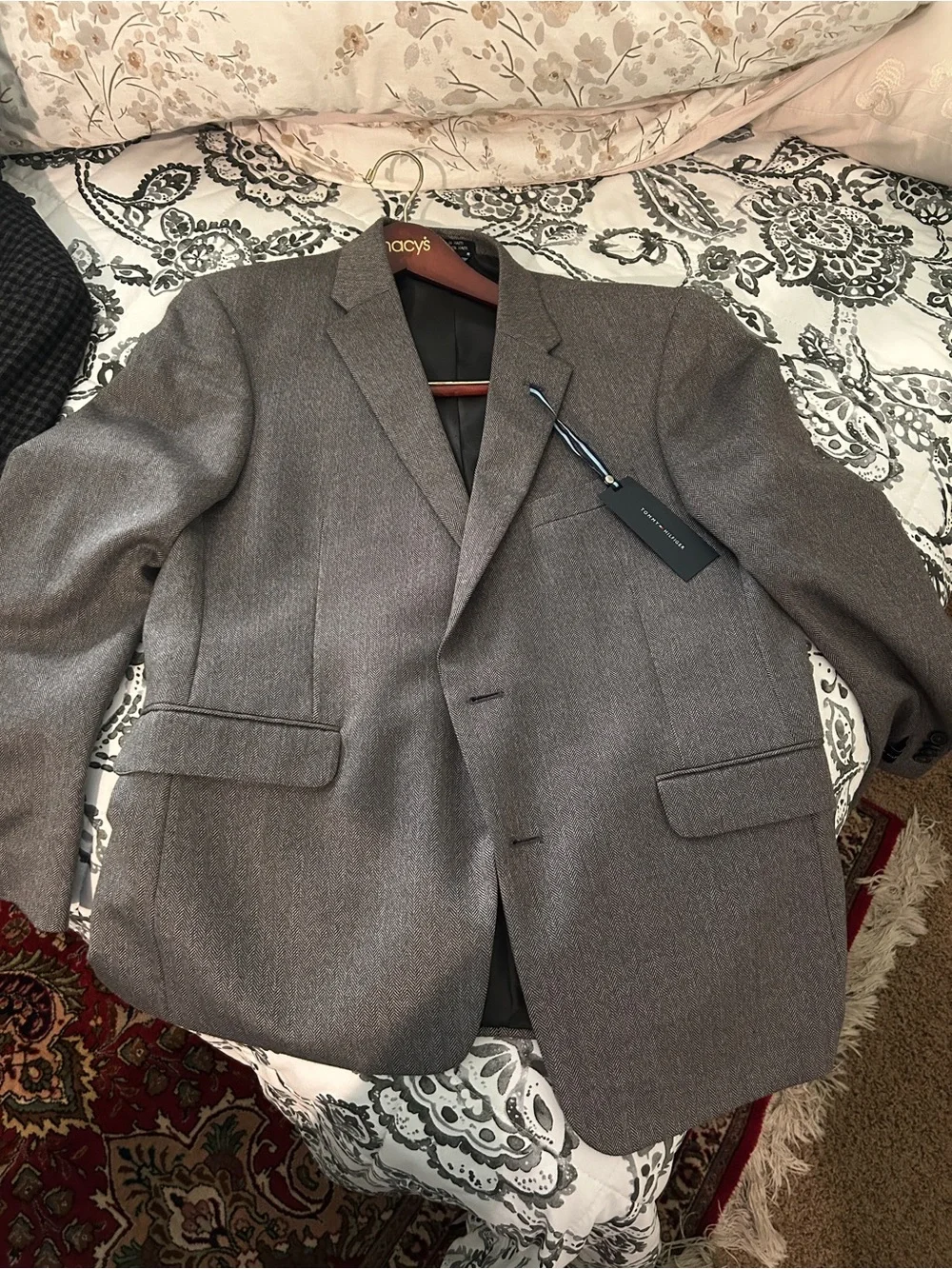 Macy's Men's Heather Gray Sport Coat Blazer